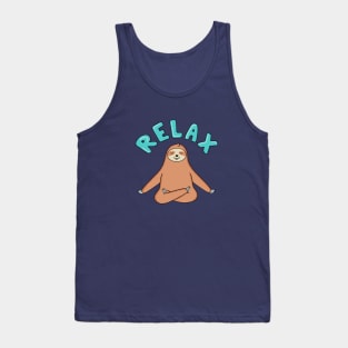 Sloth Relax Yoga Tank Top